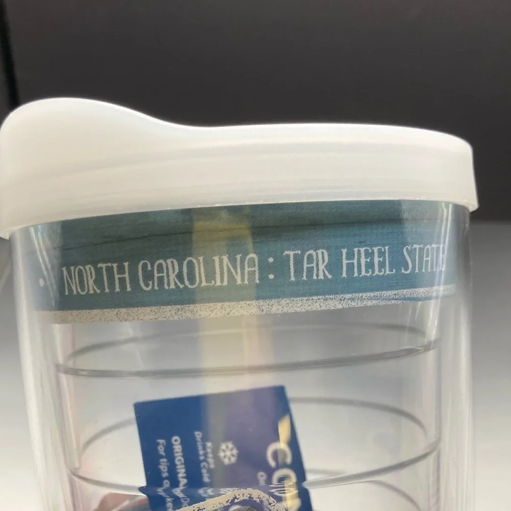 Tervis North Carolina Tar Heel‎ State Insulated Tumbler with Lid 24oz Blue